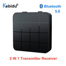 Kebidu KN321 2 en 1 de Audio Bluetooth 5,0 transmisor receptor de 3,5mm adaptador inalámbrico estéreo de Audio Dongle para TV coche/casa altavoz 2024 - compra barato