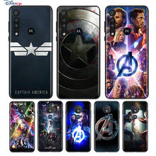 Avengers capa de celular capitão américa, para motorola g9 g8 g stylus power one fusion hyper edge e7 e6 5g plus play lite, capa de telefone macia 2024 - compre barato