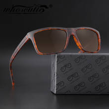 WHO CUTIE-gafas de sol polarizadas TR90 para hombre, lentes UV400, diseñador de marca, Vintage, a la moda, para conducir, S022, 2019 2024 - compra barato