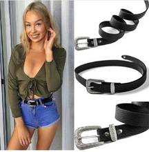New Fashion Women Waist Belt Lady Girl Vintage Metal Buckle Boho Leather Waistband 2024 - buy cheap