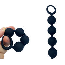 Unisex Silicone Anal Butt Plug 4 Pull Beads Anal Balls Anus Masturbation Erotic Prostate Massager Anal Sex Toy For Men Women Gay 2024 - buy cheap