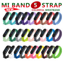 Mi Band 5 Strap Wrist Strap For Xiaomi Mi Band 5 Bracelet Silicone Miband 5 Miband5 NFC Correa Accessories Smart Mi5 Protection 2024 - buy cheap