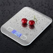 10/5kg  Kitchen Scale Tainless Steel Weighing Scale Food Diet Postal Balance Measuring Tool Electronic Household LCD Digital 2024 - compre barato