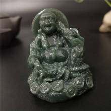 Китайская статуя Будды со смехом, украшения, деньги фэн-шуй, скульптура Будды матреи, статуэтки, украшение для дома и сада, подарки на удачу 2024 - купить недорого