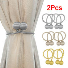 Magnetic Pearl Ball Curtain Tiebacks Tie Backs Holdbacks Buckle Clips Accessory Curtain Rods Accessoires Curtain Decorative 2024 - buy cheap