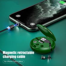 Magnetic USB Fast Charging Cable For iPhone 7 8 X XS 11 12 Pro Max Huawei Lighting Micro USB Type-C Magnet Charger Cord 2022 - buy cheap