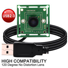 Módulo de cámara mini USB ELP 640x480 VGA USB2.0 OmniVision OV7725, Sensor CMOS a Color, 32x32/26x26mm, con lente M7 de 120 grados 2024 - compra barato