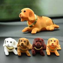 Car Ornaments Automobiles Dashboard Toys Shaking Head Dog Doll Cute Decoration Nodding Puppy Figures Auto Accessories Kids 2024 - buy cheap