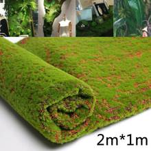 Artificial Moss Fake Green Plants Grass for Shop Patio Wall Decor DIY 1M*2M Wedding party Garden Micro decoration 2024 - buy cheap