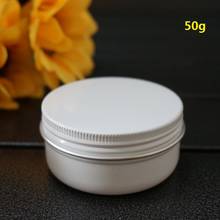 Caixa de alumínio vazia redonda 56*27mm, 50g latas de lata de metal vazio recarregáveis 50ml recipiente de creme diy pote de alumínio cosmético chá 2024 - compre barato