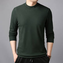 MRMT 2021 новые мужские свитшоты с полувысоким воротником Однотонный пуловер для мужчин Толстовка с длинным рукавом 2024 - купить недорого