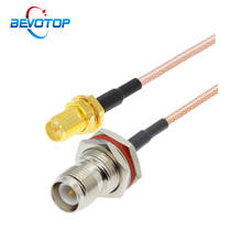 WIFI Antenna Cable RP SMA female jack to RP TNC Female  jack bulkhead nut pigtail adapter RG316 RF Coaxial Extension Cable 2024 - buy cheap