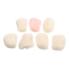 Mayitr Hot Sale 7pcs 35g Felting Wool Needle Felting Natural White & Pink Wool Rovings For 3D Animal Projects 2024 - buy cheap