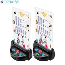 Retekess TD006 Four Button Wireless Calling Bell Pager Call Button Transmitter for wireless Calling System for restaurant coffee 2024 - buy cheap
