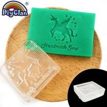 Unicorn Handmade Clear Stamp Diy Natural Organic Resin Soap Making Seal Chapter Tools Pattern Imprint  Christmas Gift Custom  2024 - buy cheap