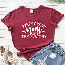 Футболка с надписью «F-Word» для каждой прекрасной мамы, саркастическая женская футболка с графическим рисунком для мам, забавный подарок на день матери, футболка для новой мамы 2024 - купить недорого