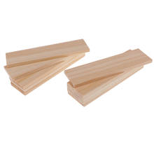 10pcs Pine Wood Sheets Blank Wood Shapes DIY Modelling Craft Materials 2024 - buy cheap