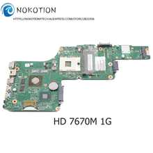 NOKOTION-placa base SPS V000275060 para portátil TOSHIBA Satellite S855, C855, L855, DK10FG-6050A2491301-MB-A03 HD 7670M 1G 2024 - compra barato