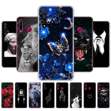 Caso para honra 20 caso silicone capa traseira caso do telefone para huawei honor 20 pro lite honor20 YAL-L21 YAL-L41 de luxo dos desenhos animados volta 2024 - compre barato