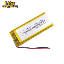 best battery brand 402050 042050 Replacement 382250P MP3 X19 + 3.7V 500mah Lithium Battery 2024 - buy cheap