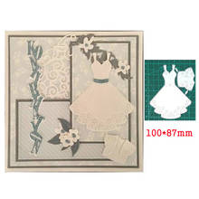 Girl Dressing Clothes set Metal Cutting Dies Stencils for DIY Scrapbooking/photo album Decorative Embossing DIY Paper Cards Die 2024 - buy cheap