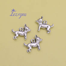 20pcs/lot--18x14mm, dog chams,Antique silver plated 3D dog charms,DIY supplies,Jewelry accessories 2024 - buy cheap