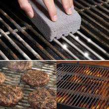 Grey BBQ Grill Cleaning Brick BlockKitchen Gadgets Barbecue Cleaning Stone BBQ Racks Stains Grease Cleaner BBQ Accessories 2024 - buy cheap