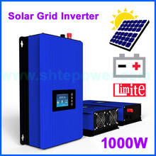 Inversor solar de energia, 1000w, com limitador interno, plugue wi-fi, dc 22-65v/45-90v a ac 110v, 120v, 220v 2024 - compre barato