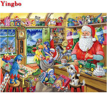 Full Kits Diamond Painting santa claus gifts 5D DIY Handmade Mosaic Picture Of Rhinestones Diamond Embroidery Christmas Gift 2024 - buy cheap