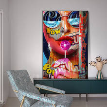 Graffiti Art of Girls Canvas Paintings on the Wall Art Posters And Prints Abstract Street Art Picture For Living Room Wall Decor 2024 - buy cheap