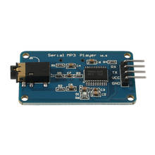 Módulo Decodificador MP3 para analizador Arduino/AVR/ARM/PIC CF Audio Apectrum, placa dac YX5300 UART 2024 - compra barato