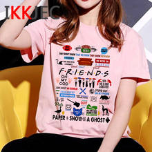 Aesthetic Friends Tv Show Graphic T Shirt Women 90s Harjauku Funny Cartoon T-shirt Vintage Ullzang Tshirt Fashion Top Tee Female 2024 - buy cheap