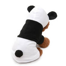 Fantasia de panda para cães, roupas para outono e inverno de lã, casaco para animais de estimação, roupas para cachorro, pulôver, desenho animado, fantasia externa 2024 - compre barato