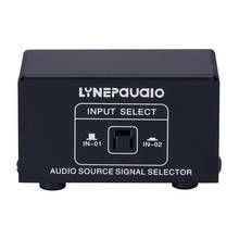 LYNEPAUAIO o Switcher 2 Input 1 Out or 1 Input 2 Out Stereo Speaker Switch Rca o Source Signal Selection No Loss 2024 - buy cheap