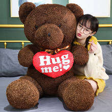 1pc 30-90CM Cute Love Heart Teddy Bear Plush Toys Stuffed Soft Animal Bear Pillow for Children Girls Birthday Valentine's Gift 2024 - buy cheap