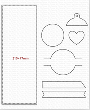 Troqueles de corte de Metal, plantillas de troquelado en forma de corazón, papel en relieve, molde para manualidades, 2021 2024 - compra barato