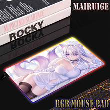 Sexy Girl Legs RGB Anime Mouse Pad Gaming Accessories PC Laptop Keyboard Desk Carpet Rubber Non-slip Large Game Mousepad XXL 2024 - buy cheap