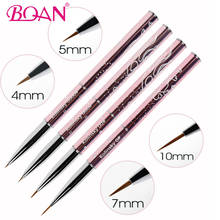 BQAN Ultra Thin 4/5/7/10mm Nail Liner Brush Carving Painting Flower Design Stripes Lines Nail Manicure Tool DIY Drawing Pen 2024 - buy cheap