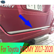 For Toyota ROOMY 2016-2020 ABS Chrome Tail Gate Door Cover Trim Rear Trunk Molding Bezel Styling Sticker Garnish 2024 - buy cheap