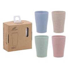 Eco Friendly Healthy Wheat Straw Biodegradable Mug, Cup for Water, Coffee, Milk, Juice, Tea (4pcs ) 2024 - buy cheap