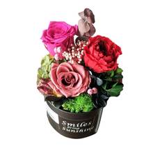Сохраненные свежими цветы с горшком подарок на день Святого Валентина изысканные свадебные украшения в виде роз Домашние вечерние подарки 2024 - купить недорого