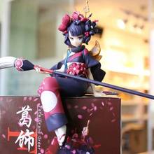 Anime japonês 18cm fate/grand order katsushika hokusai menina sexy macarronete rolha figura de ação pvc collectible modelo brinquedos presente 2024 - compre barato