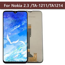 6.2" For NOKIA 2.3 LCD For Nokia TA-1211 TA-1214 TA-1206 TA-1209 LCD Display Touch Screen Digitizer Assembly Free Tools 2024 - buy cheap