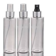 150ML PET bottle plastic bottle with white/transparent/black mist sprayer pump matt silver collar for cosmetic packing 2024 - buy cheap