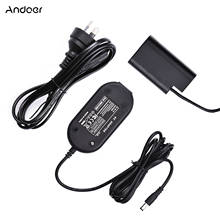 Andoer DMW-DCC16 manequim bateria ac adaptador de alimentação da câmera fonte de alimentação com plugue de alimentação para lumix DC-S1 s1m s1h s1r s1rm 2024 - compre barato