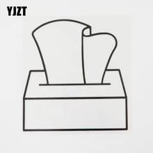 YJZT 13.1CM×14CM Tissue Box Car Sticker Superior Quality Vinyl Decal Black/Silver 13E-0072 2024 - buy cheap