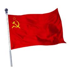 Red Flag Banner Soviet Socialist Republics High Quality Festival Activity Holiday Indoor Outdoor Home Decor 150*90CM 2024 - buy cheap