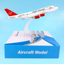 1/400 Scale 747 B747-400 Aircraft Plane Model Toys British Virgin Atlantic Airlines AirbusResin Airliner Souvenirs Collection 2024 - buy cheap