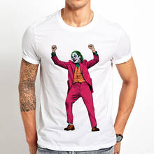 Joker, camiseta engraçada masculina, verão, nova, branca, casual, manga curta, camiseta de homens, legal, unissex, hipster, camiseta de rua, 2019 2024 - compre barato