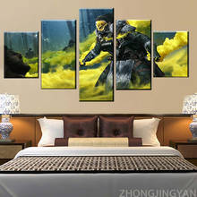 Wall Modern Artwork 5 Set Hang Pictures Modular Video Game Canvas Painting Apex Legends Shooting Poster Prints Home Decoration 2024 - buy cheap